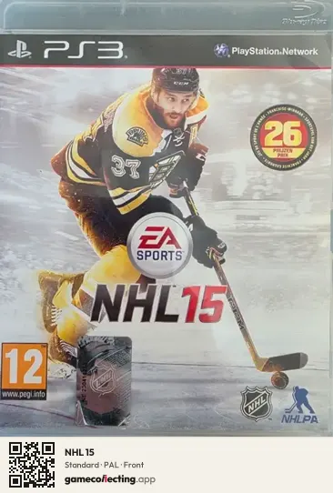 NHL 15 PlayStation 3, PAL box front