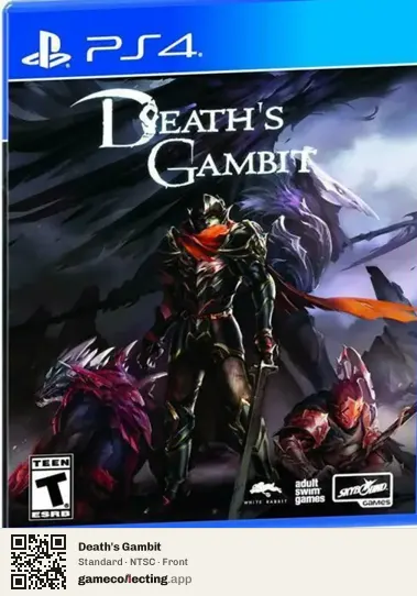 Death's Gambit PlayStation 4, NTSC box front