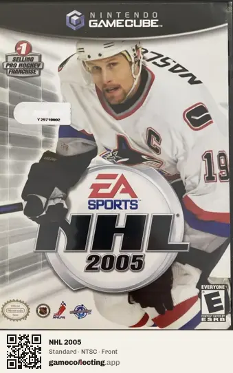 NHL 2005 Nintendo GameCube, NTSC box front