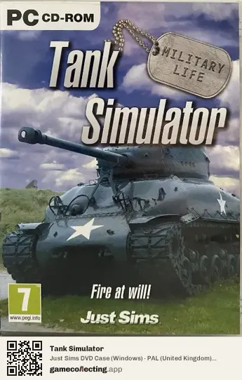 Tank Simulator Computer, United Kingdom box front