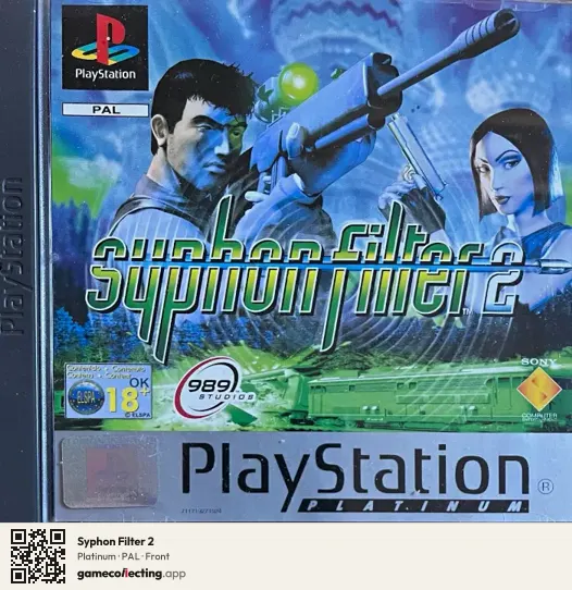 Syphon Filter 2 PlayStation, PAL box front