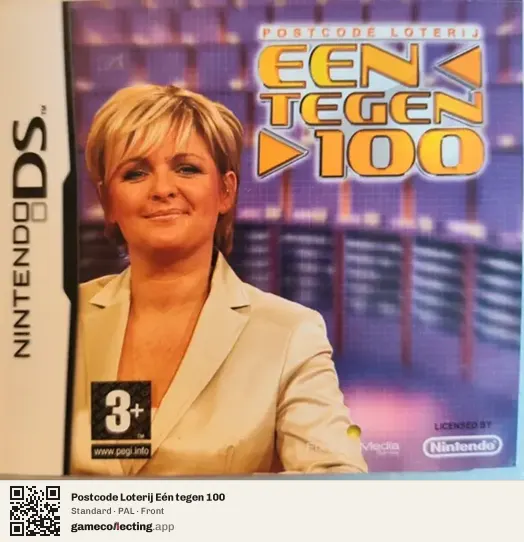 Postcode Loterij Eén tegen 100 Nintendo DS, PAL box front
