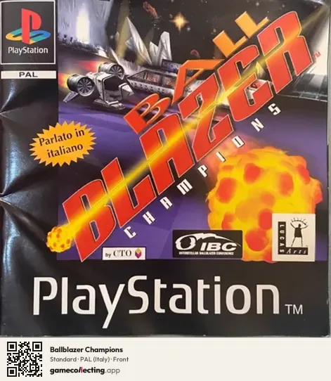 Ballblazer Champions PlayStation, Italy box front