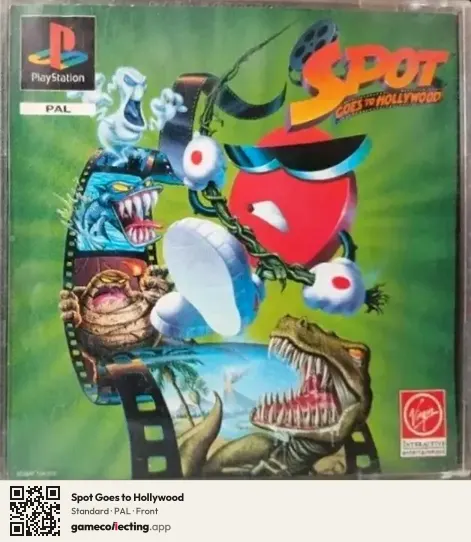 Spot Goes to Hollywood PlayStation, PAL box front