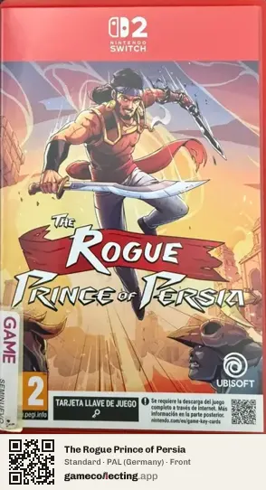 The Rogue Prince of Persia Nintendo Switch 2, Germany box front