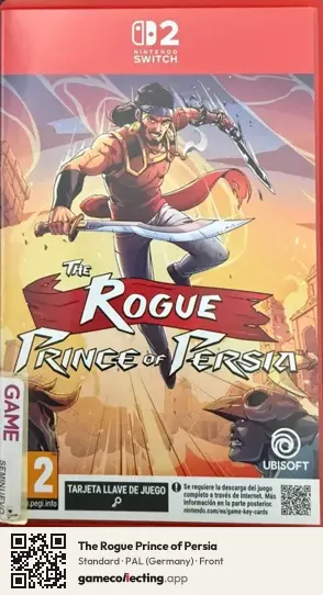 The Rogue Prince of Persia Nintendo Switch 2, Germany box front