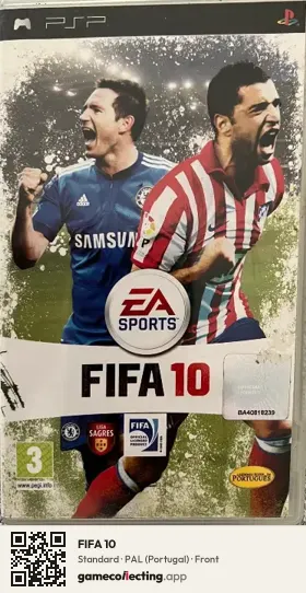 FIFA 10 PlayStation Portable, Portugal box front