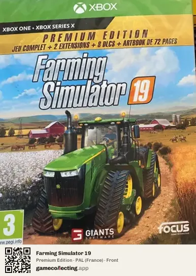 Farming Simulator 19 Xbox One, France box front