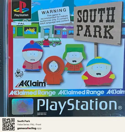 South Park PlayStation, PAL box front