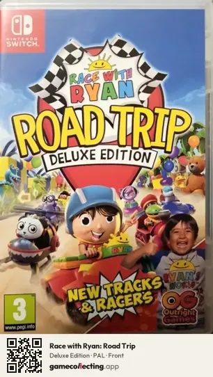 Race with Ryan: Road Trip Nintendo Switch, PAL box front