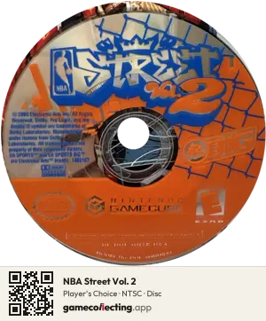 NBA Street Vol. 2 Nintendo GameCube, NTSC disc