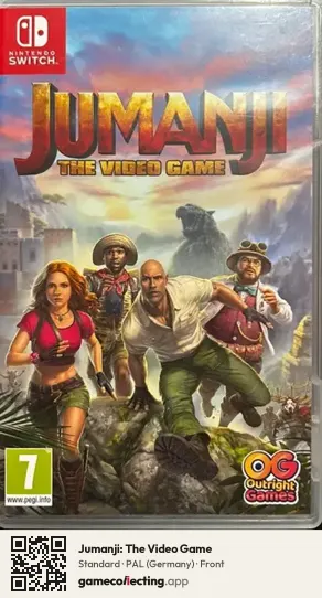 Jumanji: The Video Game Nintendo Switch, Germany box front