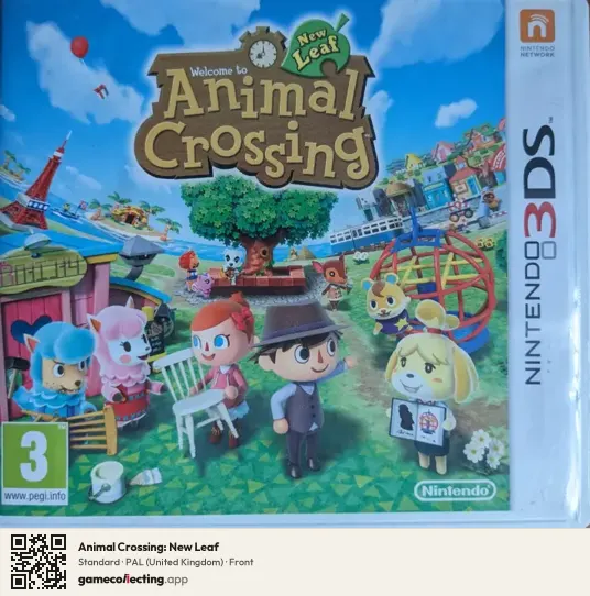 Animal Crossing: New Leaf Nintendo 3DS, United Kingdom box front