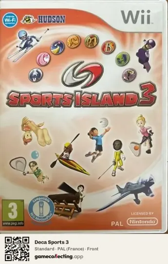 Deca Sports 3 Nintendo Wii, France box front