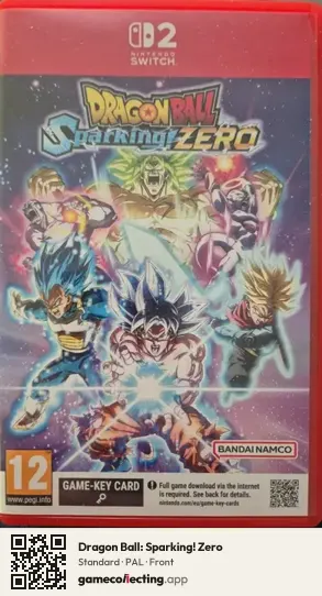 Dragon Ball: Sparking! Zero Nintendo Switch 2, PAL box front