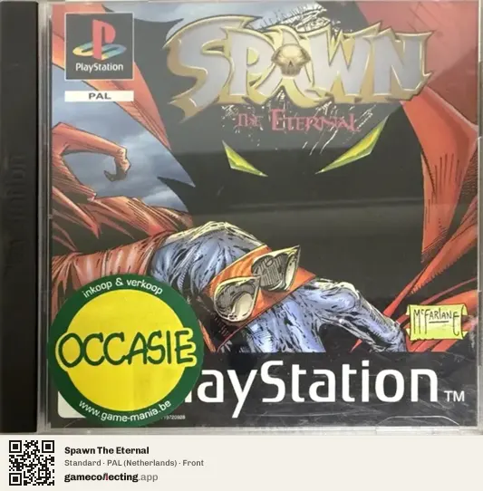 Spawn The Eternal PlayStation, Netherlands box front