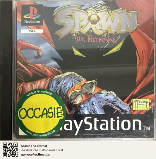 Spawn The Eternal PlayStation, Netherlands box front