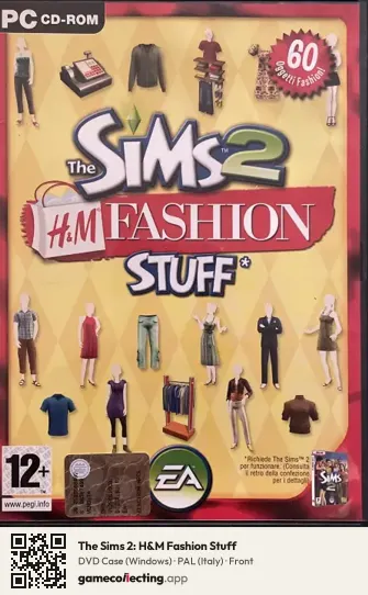 The Sims 2: H&M Fashion Stuff Computer, Italy box front