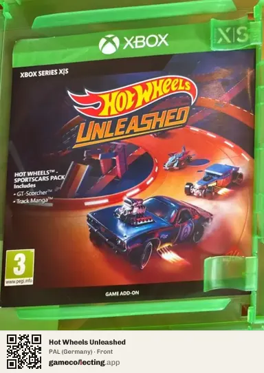 Hot Wheels Unleashed Xbox Series X, Germany box front