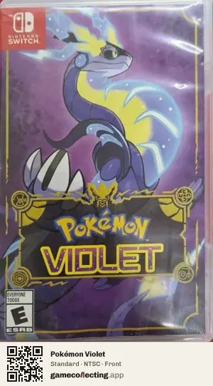 Pokémon Violet Nintendo Switch, NTSC box front