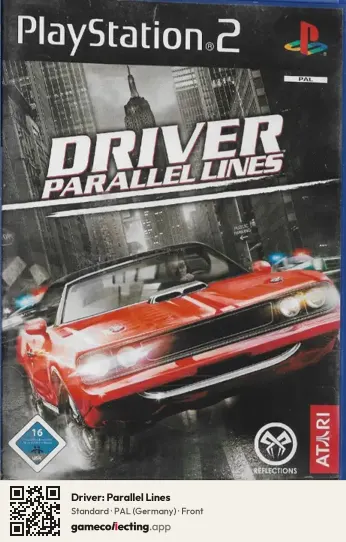 Driver: Parallel Lines PlayStation 2, Germany box front