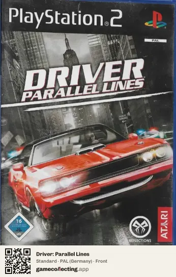 Driver: Parallel Lines PlayStation 2, Germany box front