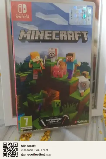 Minecraft Nintendo Switch, PAL box front