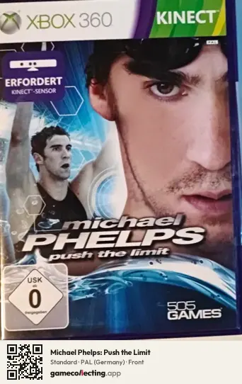 Michael Phelps: Push the Limit Xbox 360, Germany box front