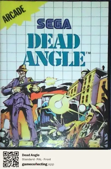 Dead Angle Sega Master System, PAL box front