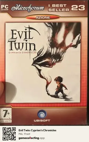 Evil Twin: Cyprien's Chronicles Computer, PAL box front