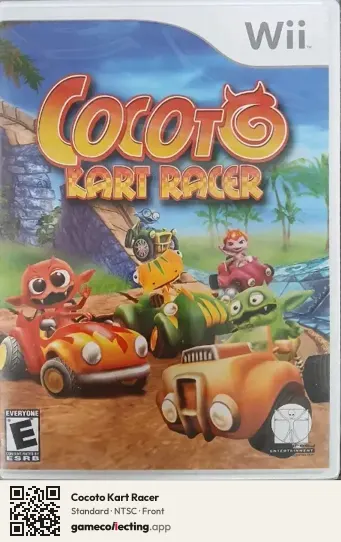 Cocoto Kart Racer Nintendo Wii, NTSC box front