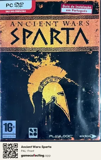 Ancient Wars: Sparta Computer, PAL box front