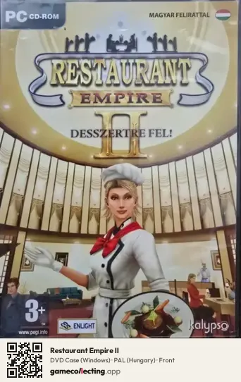 Restaurant Empire II Computer, Hungary box front