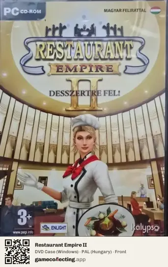 Restaurant Empire II Computer, Hungary box front