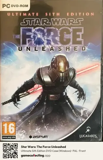 Star Wars: The Force Unleashed Computer, PAL box front