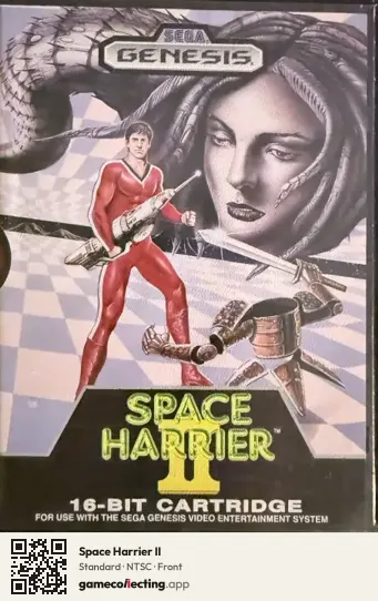 Space Harrier II Sega Mega Drive / Genesis, NTSC box front