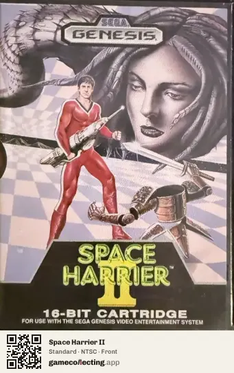 Space Harrier II Sega Mega Drive / Genesis, NTSC box front
