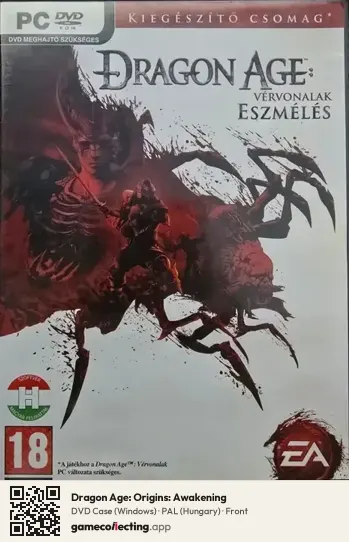 Dragon Age: Origins: Awakening Computer, Hungary box front