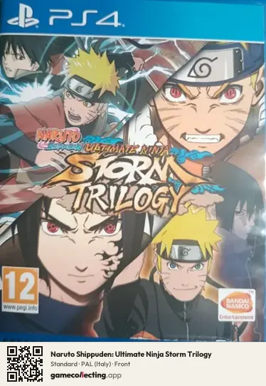 Naruto Shippuden: Ultimate Ninja Storm Trilogy PlayStation 4, Italy box front