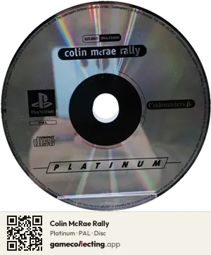 Colin McRae Rally PlayStation, PAL disc