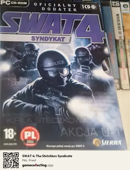 SWAT 4: The Stetchkov Syndicate Computer, PAL box front