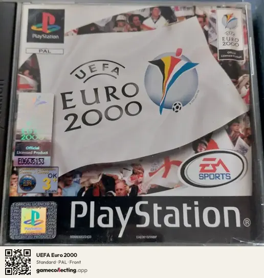 UEFA Euro 2000 PlayStation, PAL box front