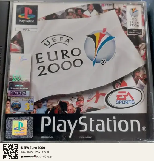 UEFA Euro 2000 PlayStation, PAL box front