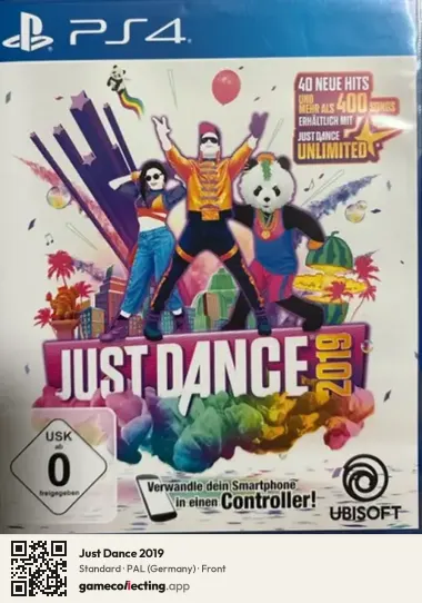 Just Dance 2019 PlayStation 4, Germany box front