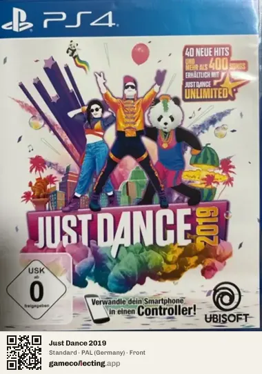 Just Dance 2019 PlayStation 4, Germany box front