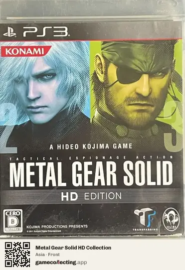 Metal Gear Solid HD Collection PlayStation 3, Asia box front