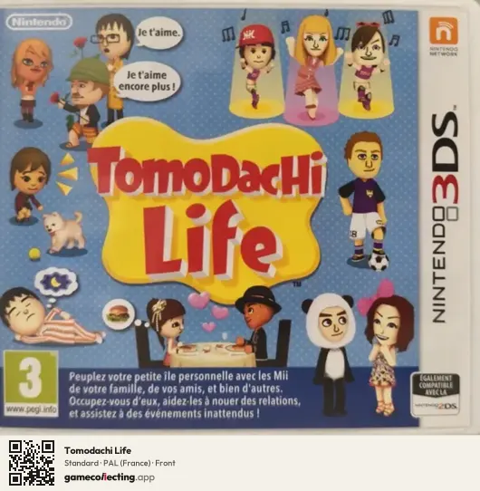 Tomodachi Life Nintendo 3DS, France box front