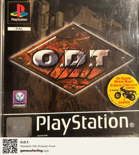 O.D.T. PlayStation, France box front