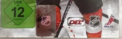NHL 13, the USK square on its front
