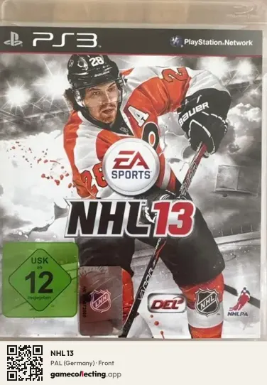 NHL 13 PlayStation 3, Germany box front